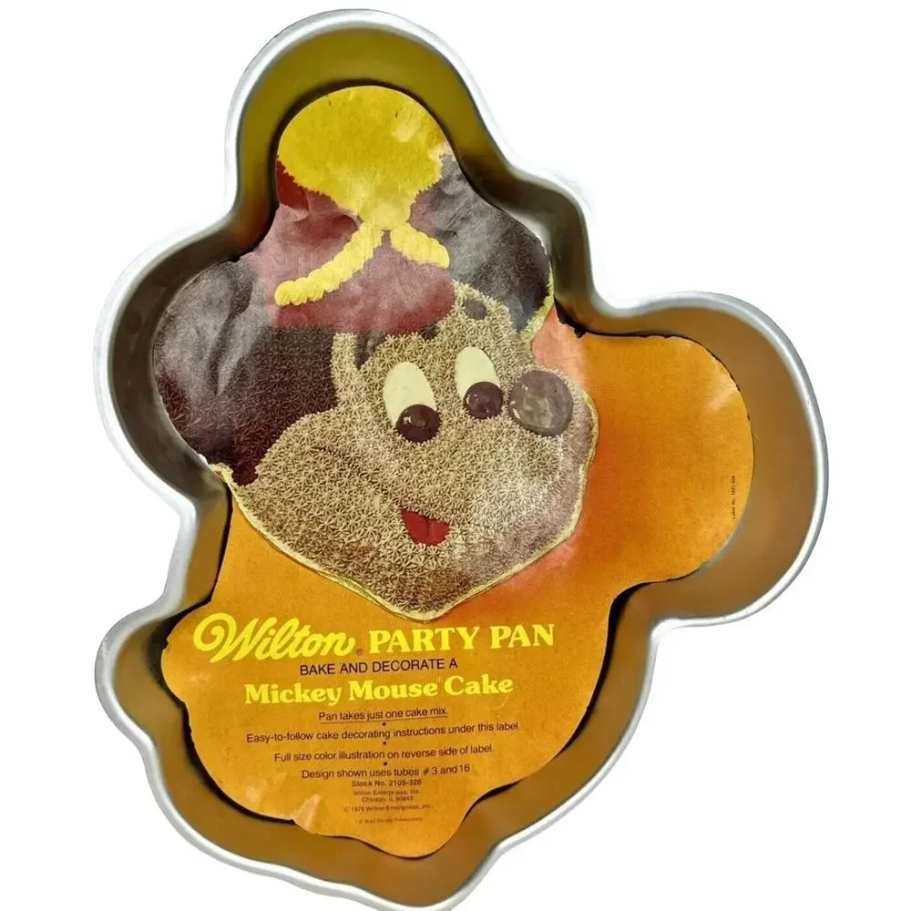 Wilton Disney‎ Mickey Mouse VTG Cake Pan 1976 Baking Form Mold 515 - 302 READ